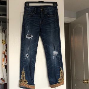 Polo Ralph Lauren cropped boyfriend jeans